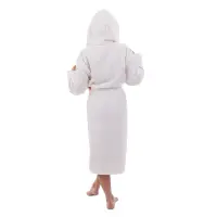 Халат ЖАКАРД - MS - Крем - дамски - 3486 | Халат ЖАКАРД - MS - Крем - дамски - 3486