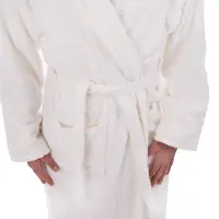 Халат ЖАКАРД - MS - Крем - мъжки - 3526 | Халат ЖАКАРД - MS - Крем - мъжки - 3526