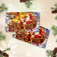 Хавлиена кърпа с коледни мотиви - 3037 - Хавлиена кърпа с коледни мотиви - 3037