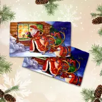 Хавлиена кърпа с коледни мотиви - 3040 - Хавлиена кърпа с коледни мотиви - 3040