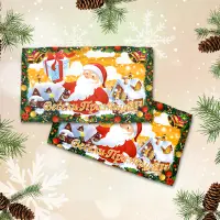 Хавлиена кърпа с коледни мотиви - 3084 - Хавлиена кърпа с коледни мотиви - 3084