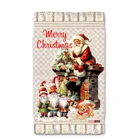 Хавлиена кърпа с коледни мотиви - 5300 - Хавлиена кърпа с коледни мотиви - 5300