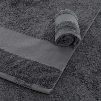 Хавлия за баня Севи - MS - тъмно сиво - 3435 | Хавлия за баня Севи - MS - тъмно сиво - 3435