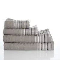 Хавлия за баня Вафла Лукс - Сиво - Хавлия за баня Вафла Лукс - Сиво