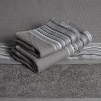 Хавлия за баня Вафла Лукс - Сиво - 767 | Хавлия за баня Вафла Лукс - Сиво - 767