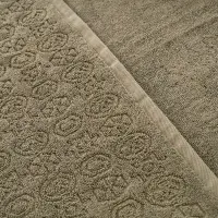 Хавлия за баня Жакард MS - Тъмно зелено - 3459 | Хавлия за баня Жакард MS - Тъмно зелено - 3459