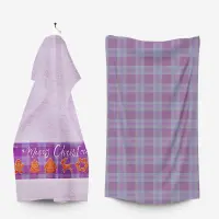 Комплект - 2 броя хавлиена кърпа с коледни мотиви - 3029 - Комплект - 2 броя хавлиена кърпа с коледни мотиви - 3029