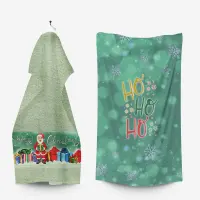 Комплект - 2 броя хавлиена кърпа с коледни мотиви - 3033 - Комплект - 2 броя хавлиена кърпа с коледни мотиви - 3033