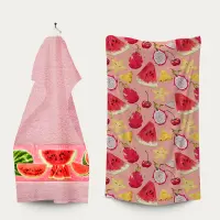 Комплект - 2 броя хавлиена кърпа с принт - 3153 - Комплект - 2 броя хавлиена кърпа с принт - 3153