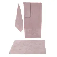 Комплект 4 броя хавлия Цветя - Пепел - 3304 | Комплект 4 броя хавлия Цветя - Пепел - 3304