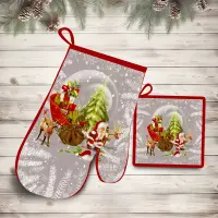 Комплект ръкохватки с коледни мотиви - 3006 - Комплект ръкохватки с коледни мотиви - 3006