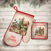 Комплект ръкохватки с коледни мотиви - 4441 - Комплект ръкохватки с коледни мотиви - 4441