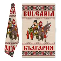 Сувенирна кърпа с Български шевици M2 - Сувенирна кърпа с Български шевици M2