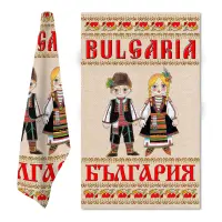 Сувенирна кърпа с Български шевици M8 - Сувенирна кърпа с Български шевици M8