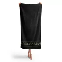 Плажна хавлия Делфин MS - Черен - Плажна хавлия Делфин MS - Черен