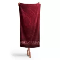 Плажна хавлия Делфин MS - Бордо - Плажна хавлия Делфин MS - Бордо