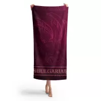 Плажна хавлия Делфин MS - Малина - Плажна хавлия Делфин MS - Малина