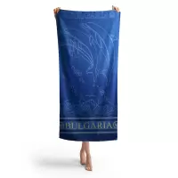 Плажна хавлия Делфин MS - Синьо - Плажна хавлия Делфин MS - Синьо