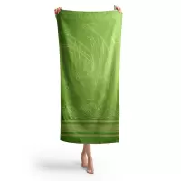 Плажна хавлия Делфин MS - Зелена Ябълка - Плажна хавлия Делфин MS - Зелена Ябълка