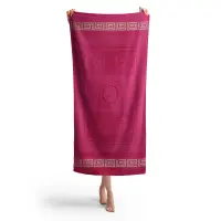 Плажна хавлия с мотив - Циклама - Плажна хавлия с мотив - Циклама