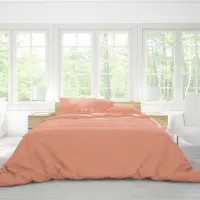 СПАЛЕН КОМПЛЕКТ РАНФОРС ЕДНОЦВЕТЕН ПРАСКОВА - 2197 | СПАЛЕН КОМПЛЕКТ РАНФОРС ЕДНОЦВЕТЕН ПРАСКОВА - 2197