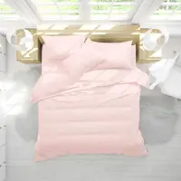 СПАЛЕН КОМПЛЕКТ РАНФОРС ЕДНОЦВЕТЕН СВЕТЛО РОЗОВО - СПАЛЕН КОМПЛЕКТ РАНФОРС ЕДНОЦВЕТЕН СВЕТЛО РОЗОВО