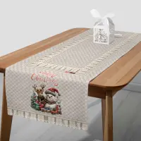 Тишлайфер за маса с коледни мотиви - 5327 - Тишлайфер за маса с коледни мотиви - 5327