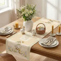 Тишлайфер за маса с великденски мотиви - 5426 - Тишлайфер за маса с великденски мотиви - 5426