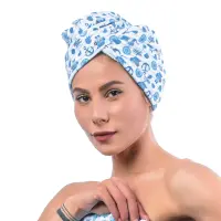 Тюрбан с принт комплект М9 - 1501 | Тюрбан с принт комплект М9 - 1501