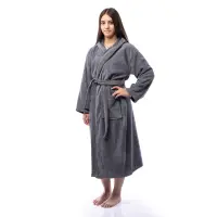 Юношески халат Елеганс - Сив - 2738 | Юношески халат Елеганс - Сив - 2738