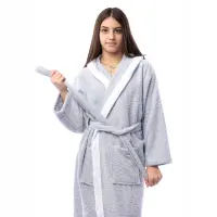 Юношески халат Маер - Сив - 2764 | Юношески халат Маер - Сив - 2764