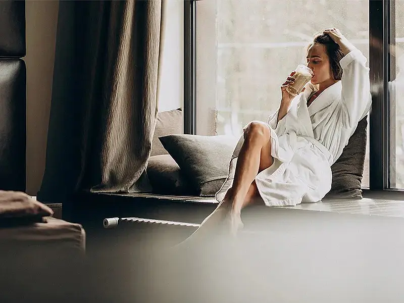 Дамски халати за баня - MeryStyle Дамски халати за баня